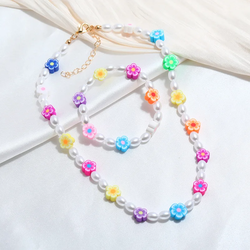 Bohemia Rainbow Polymer Clay Heart 
