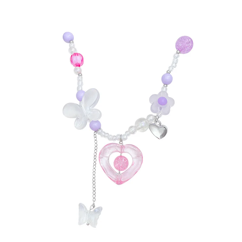 Heart Temperament Sweet Korean New Fashion Pendant Necklace