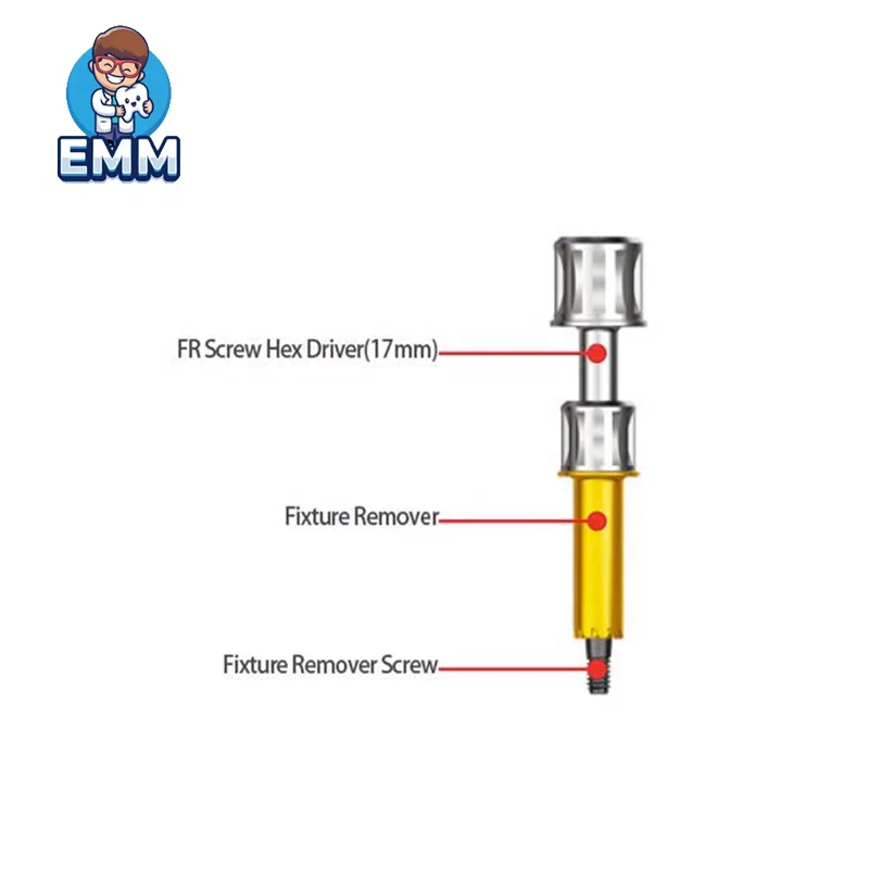 Set Remotorum Fixurarum Dentalium — Optimum Pretium, Set Extractorum Fixurarum, Magna Venditio, Remotor Implantorum Dentalium