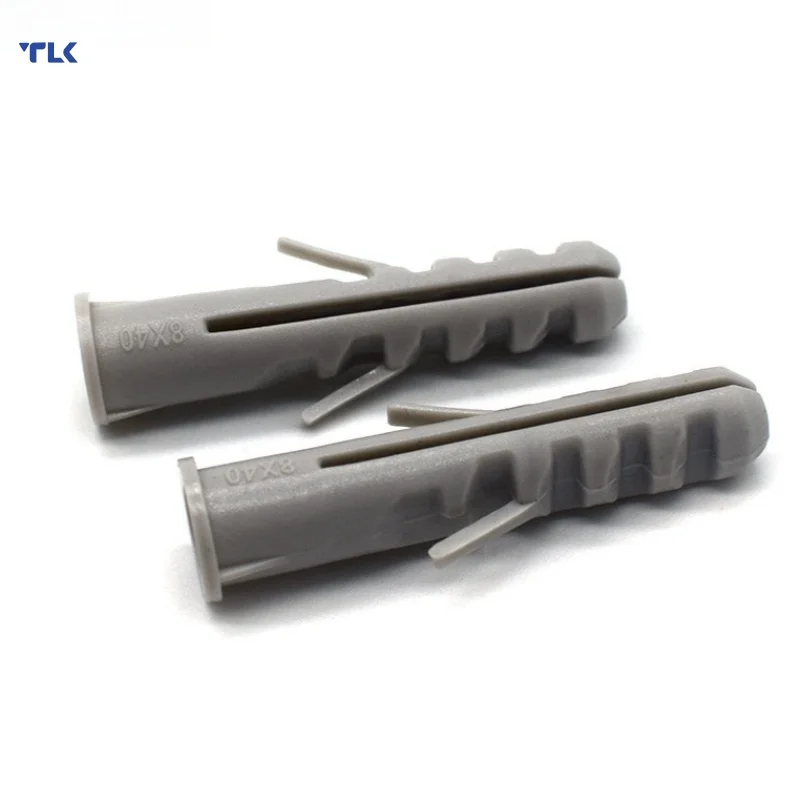 Plastic Nylon Concrete Anchor Screws Wall Plug Plastic Expansion Anchor Wall Plug