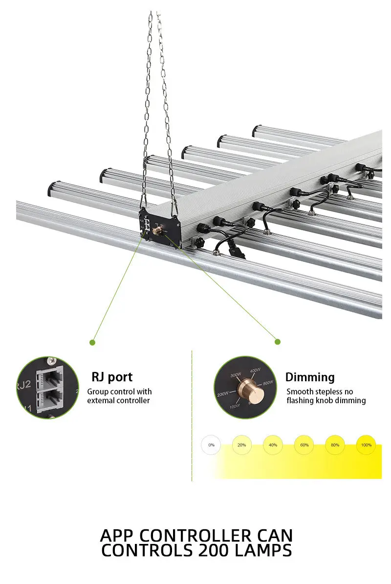 Made in China Multiple Power Options Available Led Grow Light Intertek Lighting for Indoor Hydroponic Plants