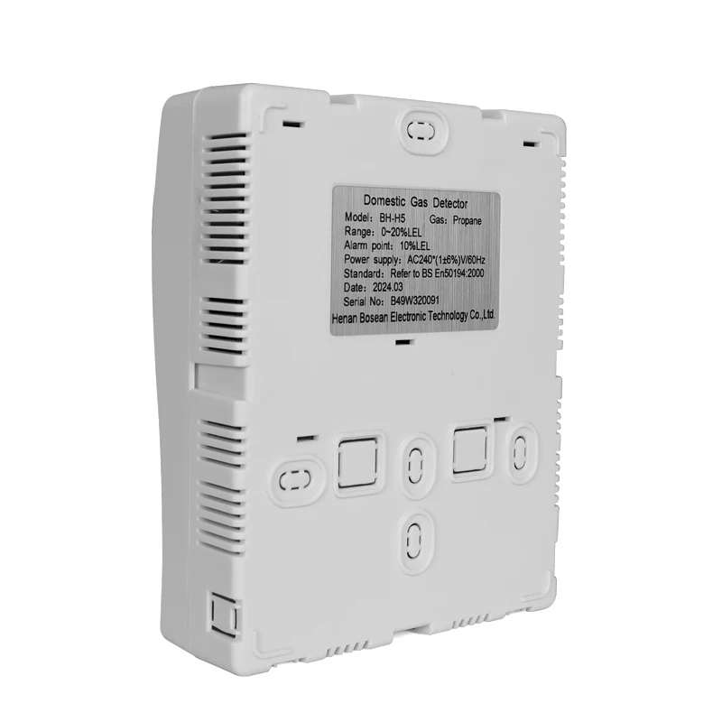 Bosean Gas Tester Meter Alarm Home Gas Detector Combustible Gas Alarm Sensor Use for Personal House
