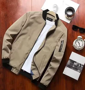 Wholesale Cotton Polyester Jacket With Other Breathable Fabrics Quick Dry Men's Jackets Short Coat for Plus Size Men's Jackets