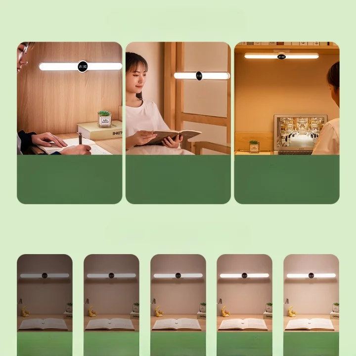 LED USB Charging Fluorescent Tube Dormitory Reading Adsorption Desk Lamps