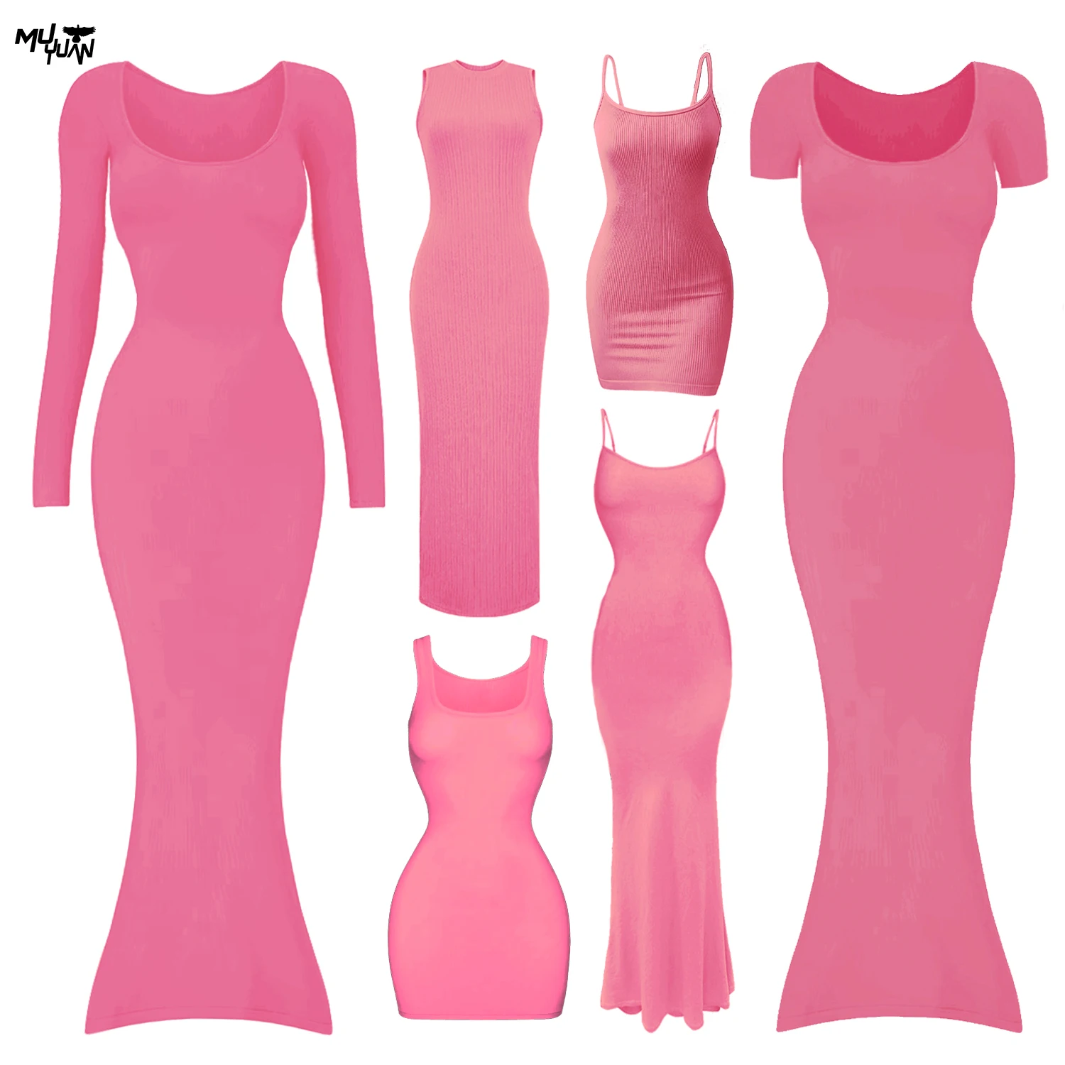 knee length dresses for ladies Few Moda | Soft Lounge Slip Dress main image 1