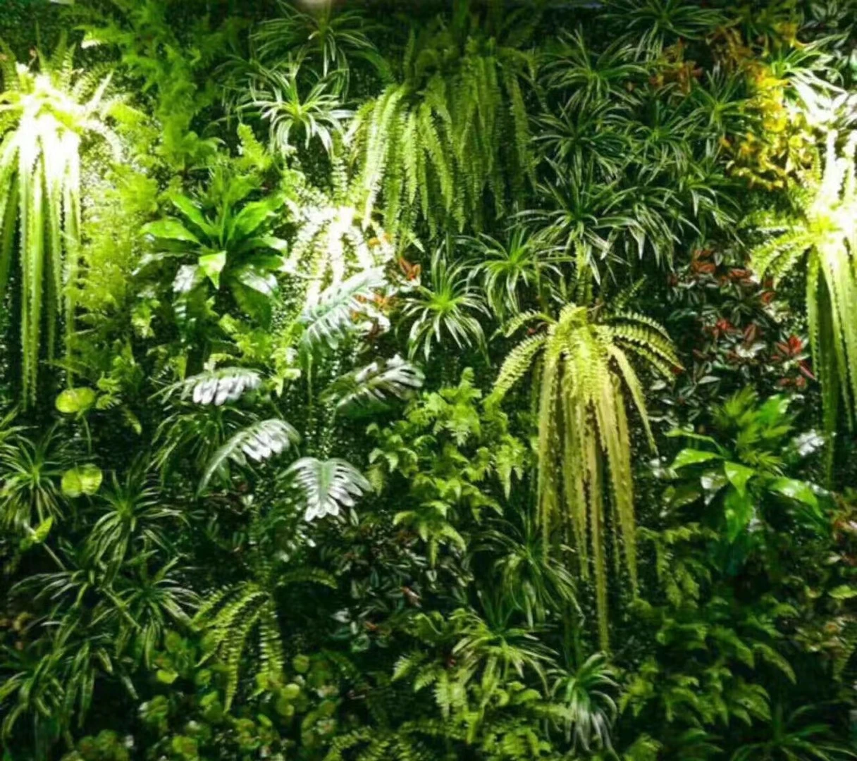 Grohandel Innenbereich Garten Dekoration Grne Knstliche Wand Groe  Flammenhemmende Outdoor Knstliche Pflanzenwand| Alibaba.com