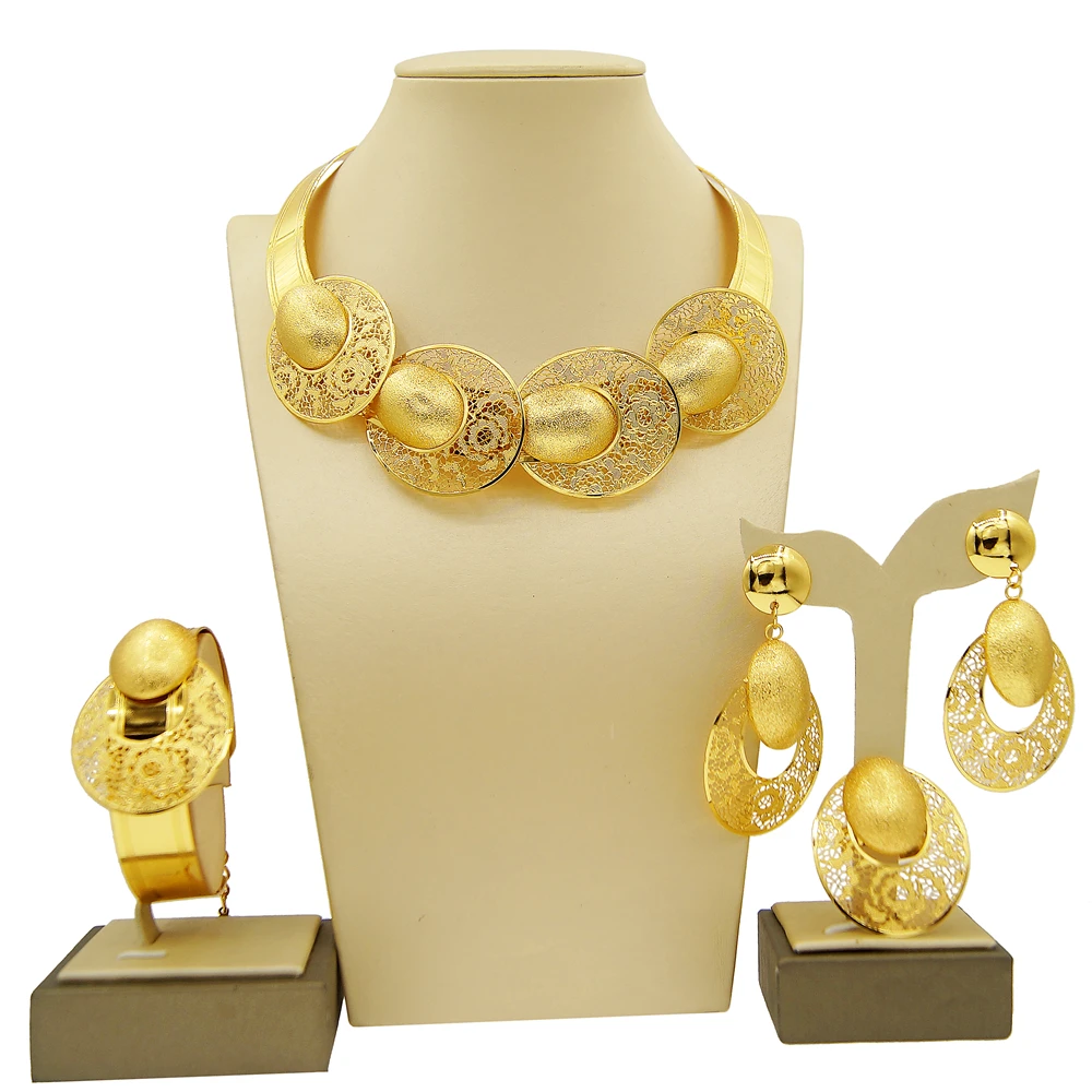 Zhuerrui conjunto de joias, conjunto de joias para mulheres, festa, colar  grande, joias de luxo, nh00109, image size:1000x1000