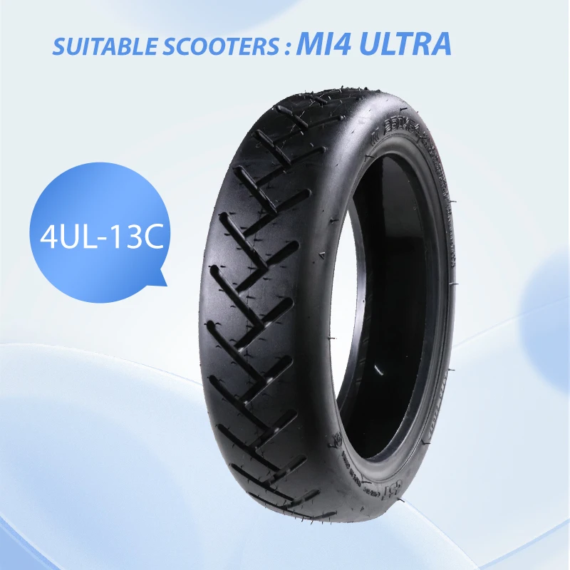 Mi4 Ultra 250x54 tubeless 10 inches Spare parts for Xiaomi 4 Ultra scooter Dura-gel tire anti-puncture tubeless tire black glue details