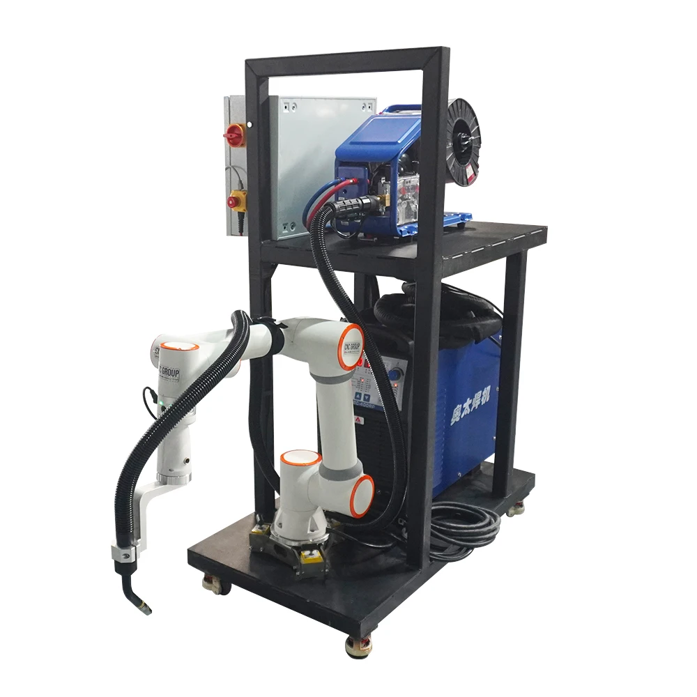6 Axis Collaborative Robots Robotic Arms Welding Machine Mig Welder with Linear Guide Rail for Welding Cutting