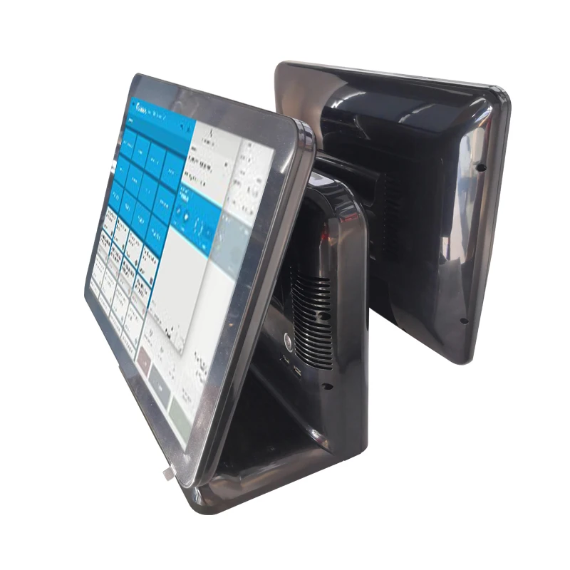 CJ Legend T620D Double Screen Pos Terminal 15 Inch Pos Pc Touch Screen Point of Sale Retail