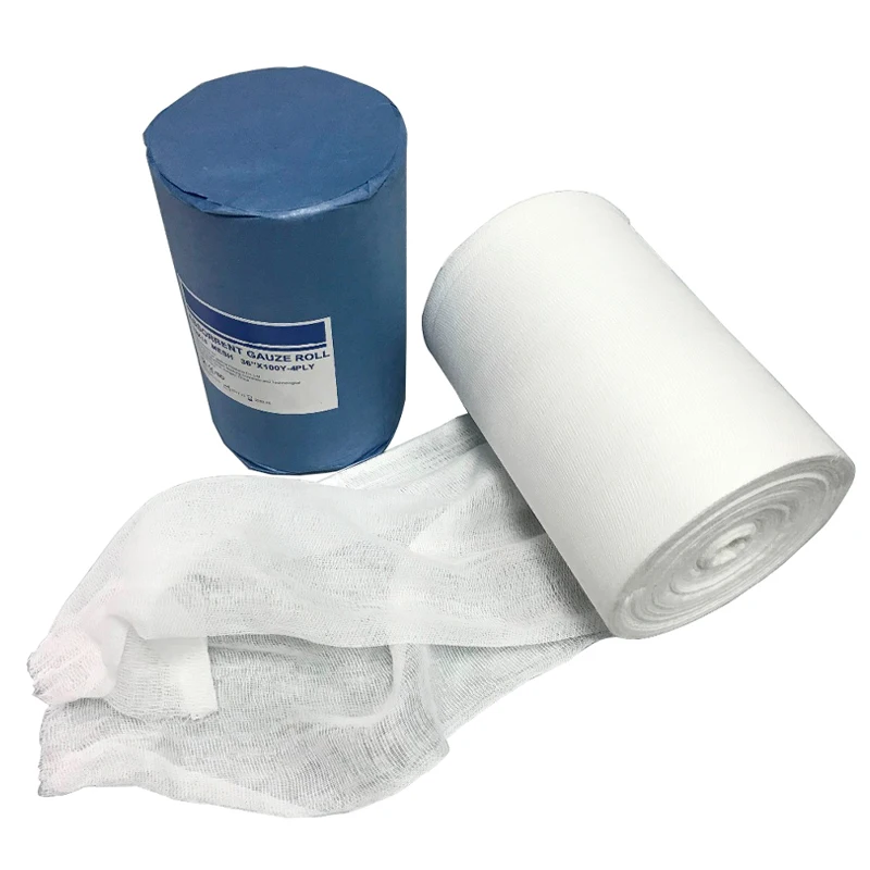 Surgical Sterile Hydrophilic Medical Cotton Absorbent Gauze Bandage ...