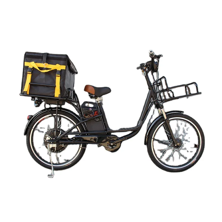 Electric Bicycle Family Food Cargo Delivery E-Cargo Electric Bike /Classic  Vintage Ebike Bicicleta City Cargo E Bicycle for Sale