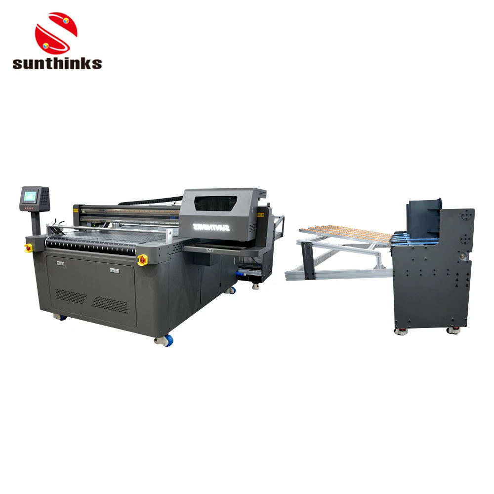 Многофункциональная однопроходная машина Sunthinks для печати на бумажных стаканчиках для упаковки собачьего корма, упаковочная коробка для фаст-фуда, принтер