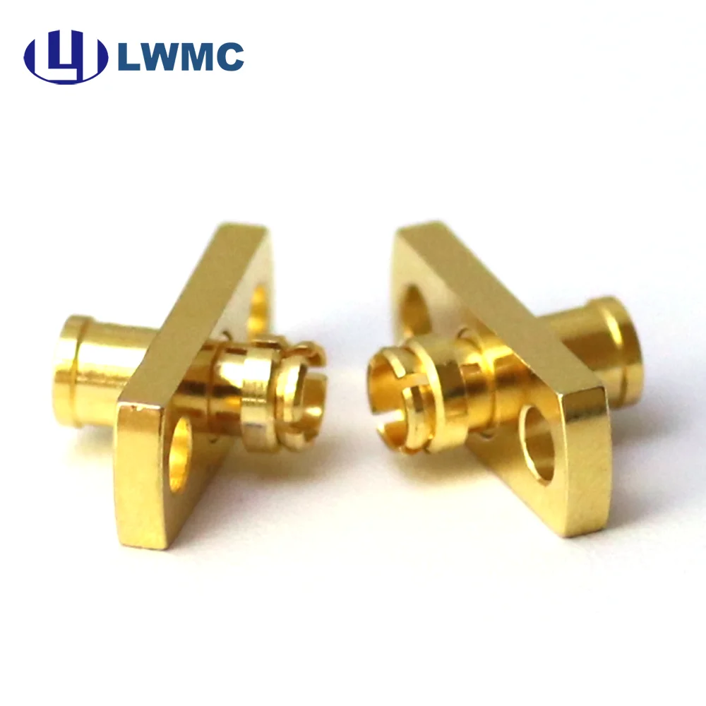 SMP Female 2 Holes Flange Mounted Solder for CXN3506 Cable