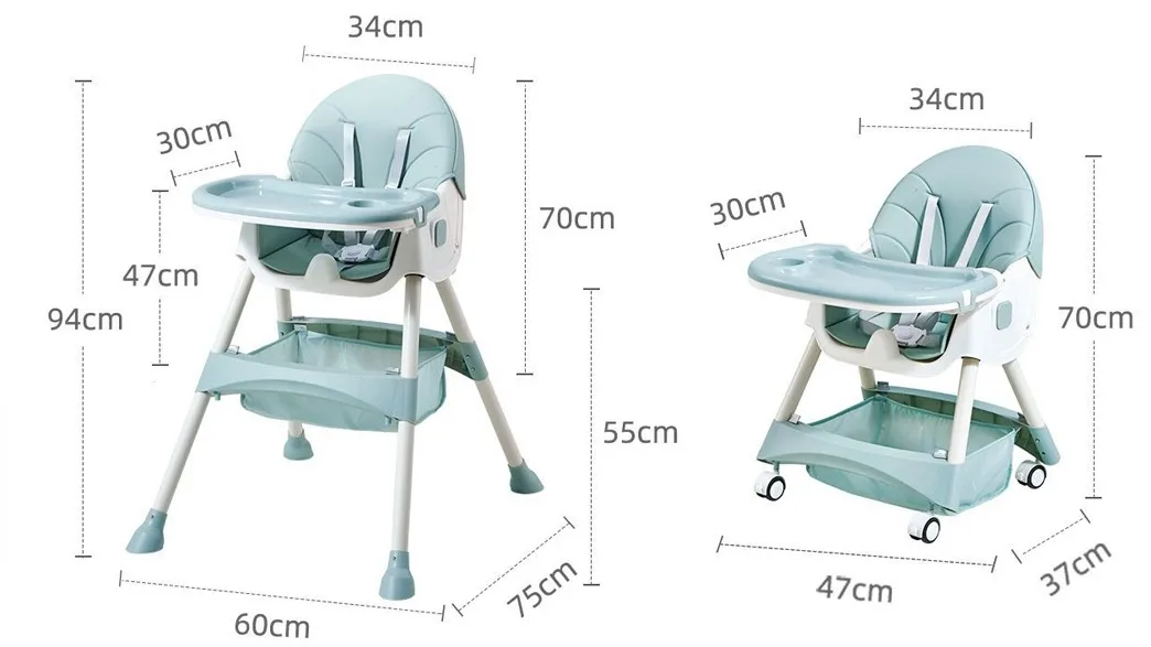 Factory Wholesale Kids Child Folding High Chair Baby Sitting Swing