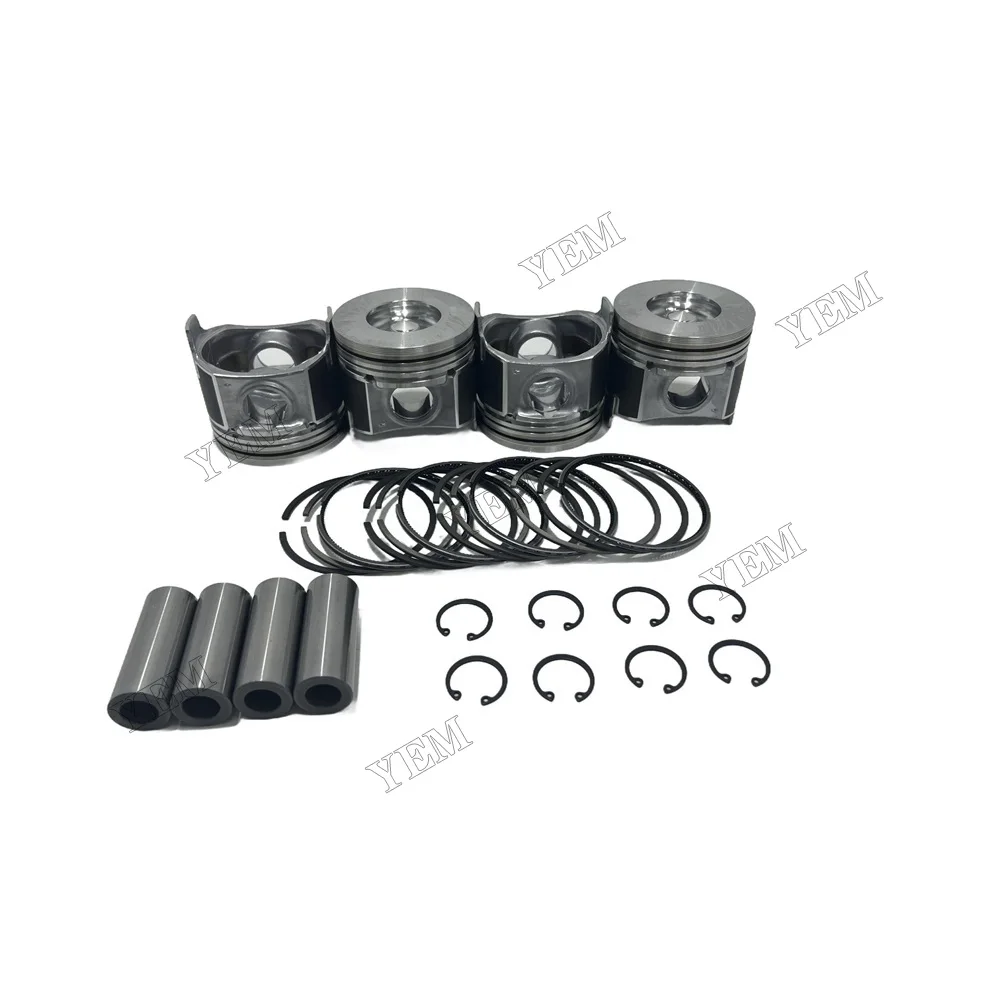 4set V2607 V2607-T-DI V2607-T Piston Kit w Ring Set for Kubota Engine 1J700-2111