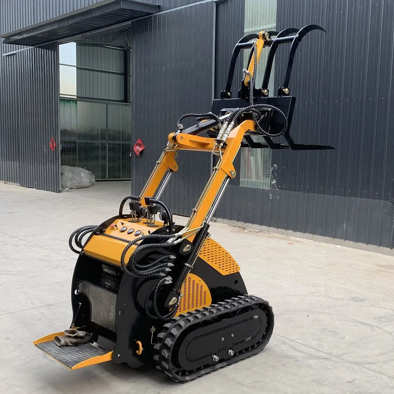 China Best Price Mini Loader 25HP 45HP 60HP Small Skid Steer Front End Loader Mini Skid Steer Loader with Bucket
