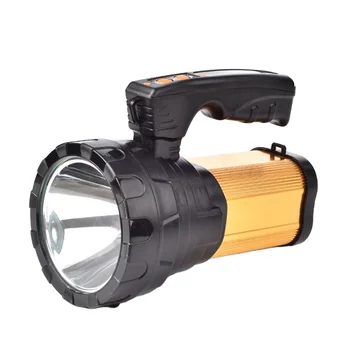 led flashlights professional rechargeable led searchlight hand spotlight for outdoor power torch light