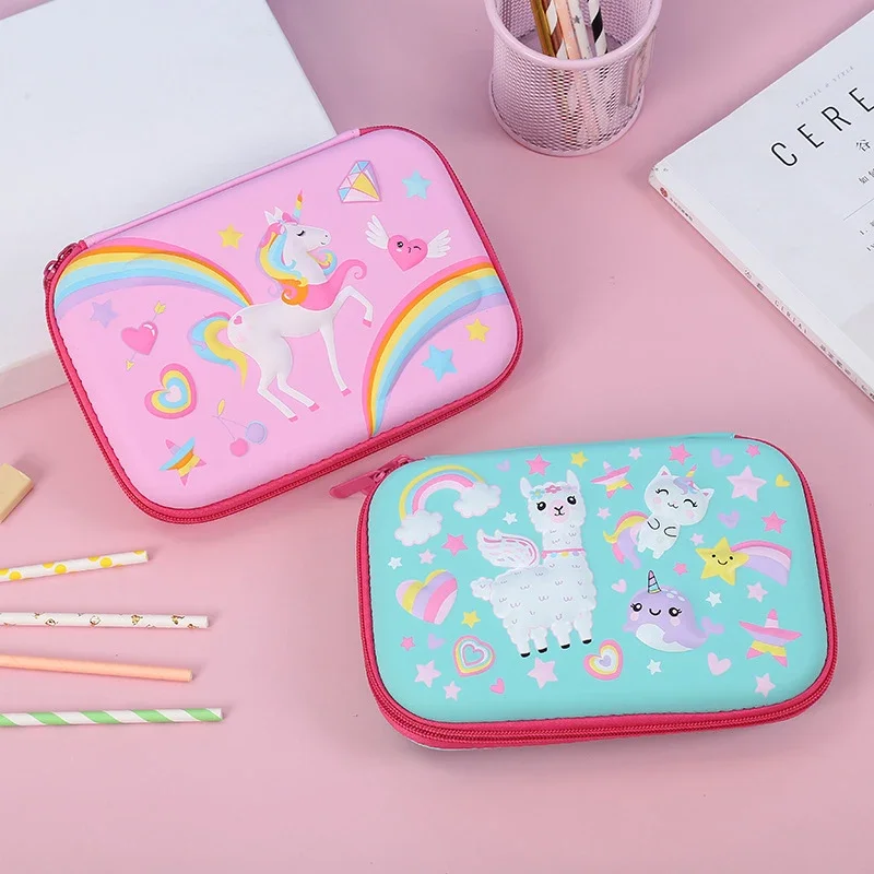 Multi Function Pencil Case Factory Custom Kids Pencil Case Set Organizer Geometry Box for Girls