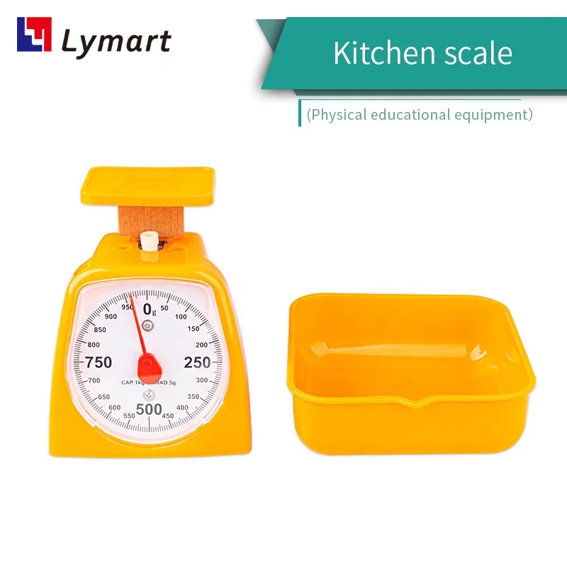 Orange Spring Degrees Plastic Kitchen Weighing Pan Scale