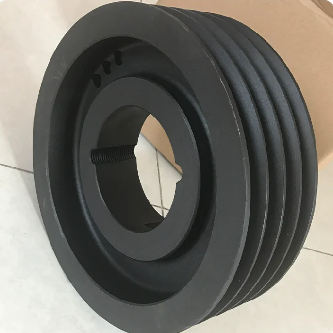 コーンスリーブ付き鋳鉄Vベルトプーリー80SPA/SPB/SPZ/3V/5V欧州