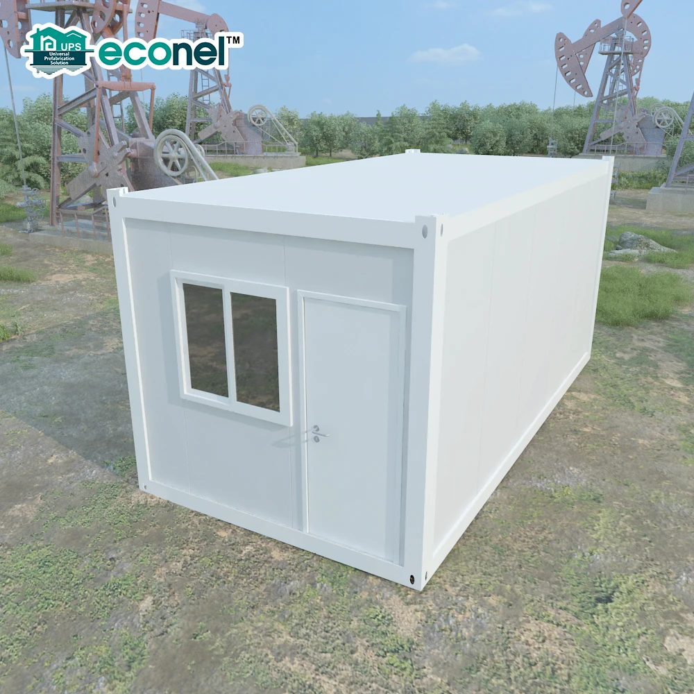 Πολυτελής 20ft & 40ft μοντάριστη προκατασκευασμένη container κατοικία από χάλυβα με επίπεδη συσκευασία, αποσυναρμολογούμενη, για χρήση ως μπάνιο, κατοικία, κατάστημα και ξενοδοχείο