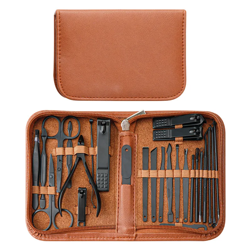 Hot Sale Manicure Set Customized Beauty Tool 26 Pcs Professional Nail Clippers Manicure Set