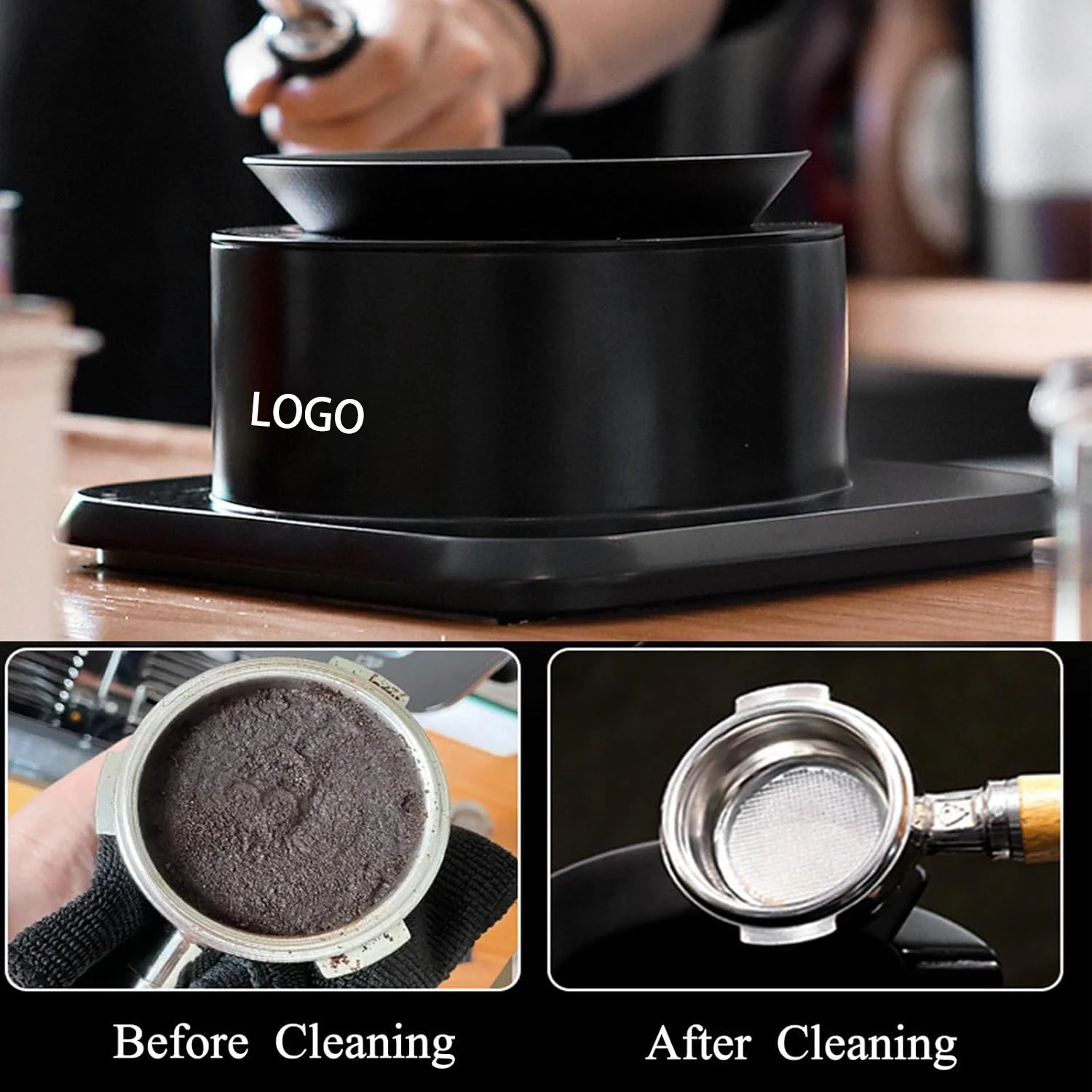 Automatic Coffee Grounds Cleaning Machine Portafilter Cleaning Machine-knock Box Espresso Coffee Espresso Machine Accessories manufacture