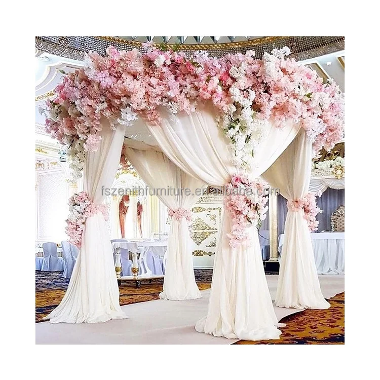 アクリル ウェディングアーチ アクリル製ウェディングアーチ「ブライト」 8×9号（9-1767-0904） 写真