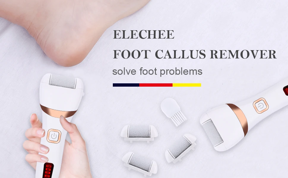 Electric Foot Callus Remover Kit,Rechargeable callous removers 3