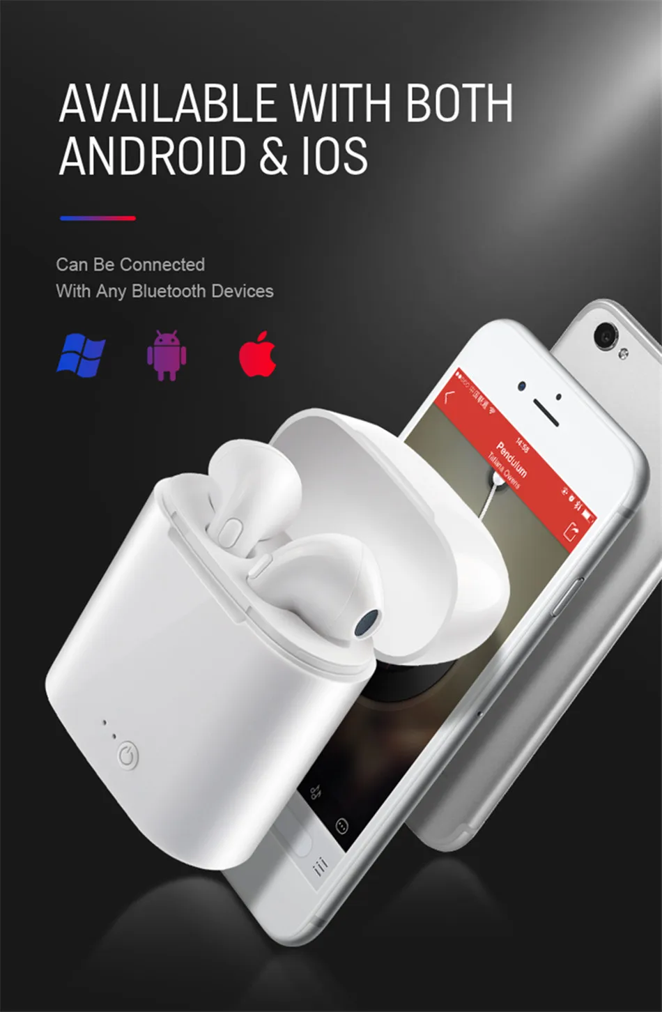 I7s Tws Earbuds Truely New Product Tws Earbuds Portable Earphone Stereo Earbuds I7s - ANKUX.COM