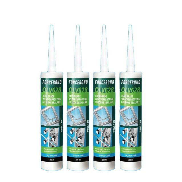 Recommend olivia adhesive strong power OEM clear neutral silicone sealant waterproof for construction