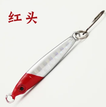Cheery Mini Jig Fishing Lure 3G 5G Spinnerbait Spoon Small Metal Ice Fishing Jigs for Trout Bass Made of Durable Silicone – Soft Lure – view 5