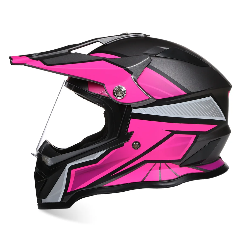 BLD DOT Customs Fast Motocross Safety Helmets ABS Motorcycle Man Downhill off Road Racing Helmets Moto Full Face Cross Helmet