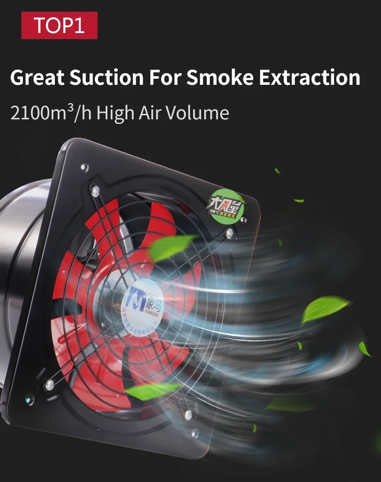 Industrial Ventilation Exhaust Fan, Portable, Ceiling, Roof - detail 4