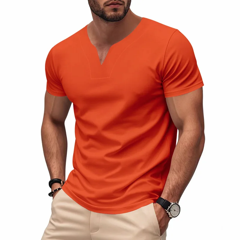 Shop Our Hot Sale Summer Men's V-Neck T-shirts