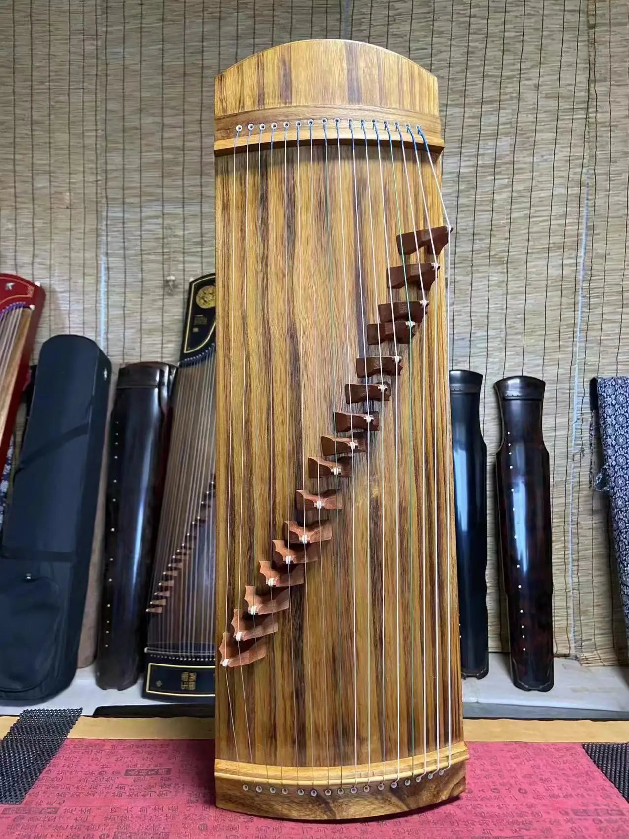 Traditional Guzheng Mini Chinese Guzheng 21 Strings Zither Musical