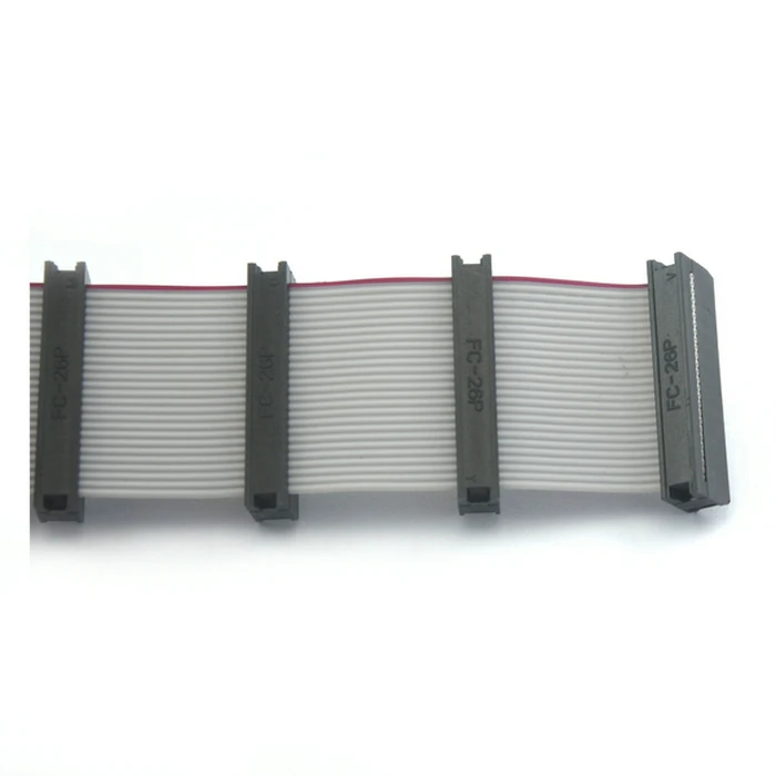 Custom IDC Ribbon Flat Cable 28awg 1.27mm Pitch Cable 2.54mm Connector 26pin 30pin 36pin Display LED Connector Cable