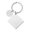 (plateado) Llavero pequeño redondo para tarjeta de 30*30mm (ensamblado)