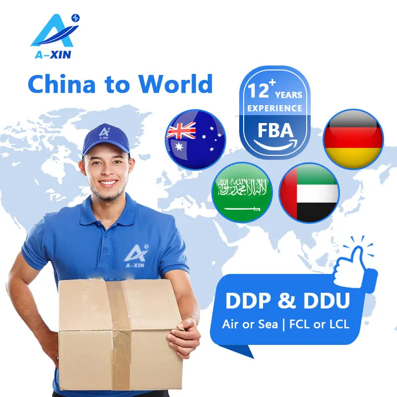 Fast Cheaper Amazon FBA Freight Forwarder China to USA Canada Europe UK Australia Air+Express Shipping Agent with Insurance