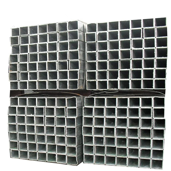 ASTM A36 Rectangular Square Pipe Hollow 100x100MM Mild Steel Profile Ms Rectangular Tube Square Galvanized Steel Pipe Metal Pipe