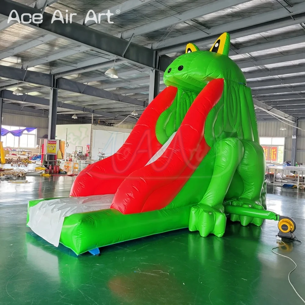 Latest Design Inflatable Frog Slide Bouncy Water Slide for Kids, Garden Trampoline Park & Adventure Park, Inflatable Slide
