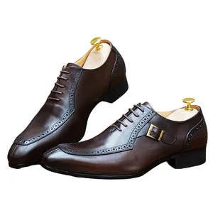 Men's Genuine Cow Leather for Crocodile Style Handmade Flat Loafer Shoes New Arrival Large Size for Adults and Teenagers