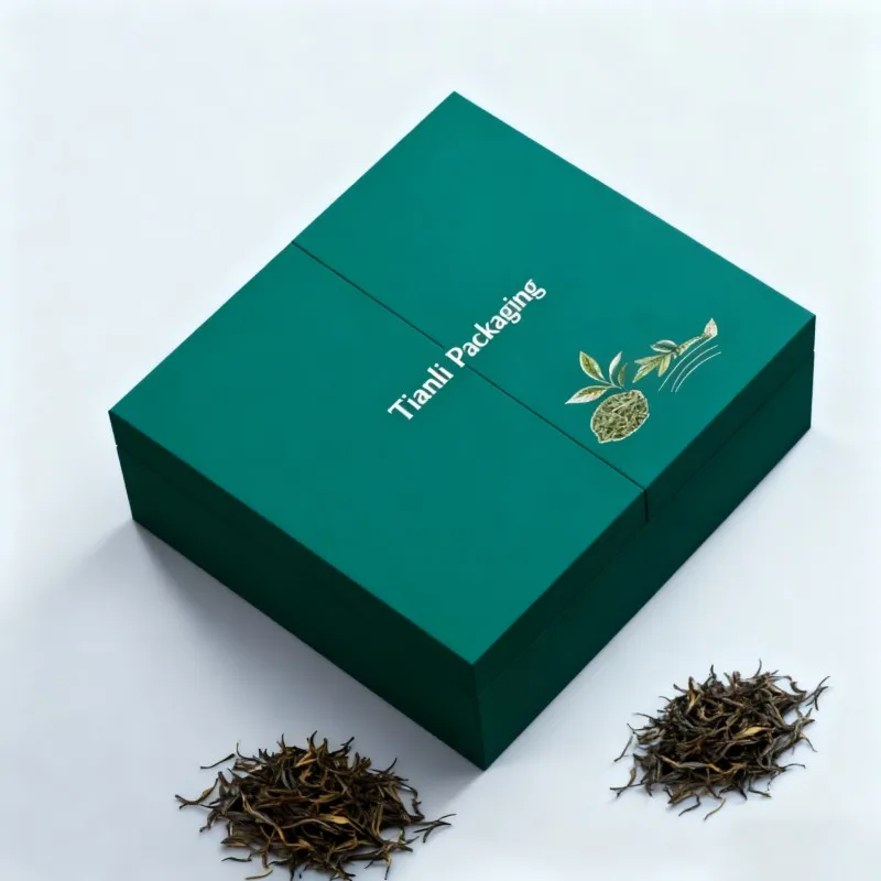 customized luxury biodegradable wholesale packaging box tea high end recyclable paper box with paper bag customized rigid gift boxes rigid gift box factory customized high end gift box factory-5