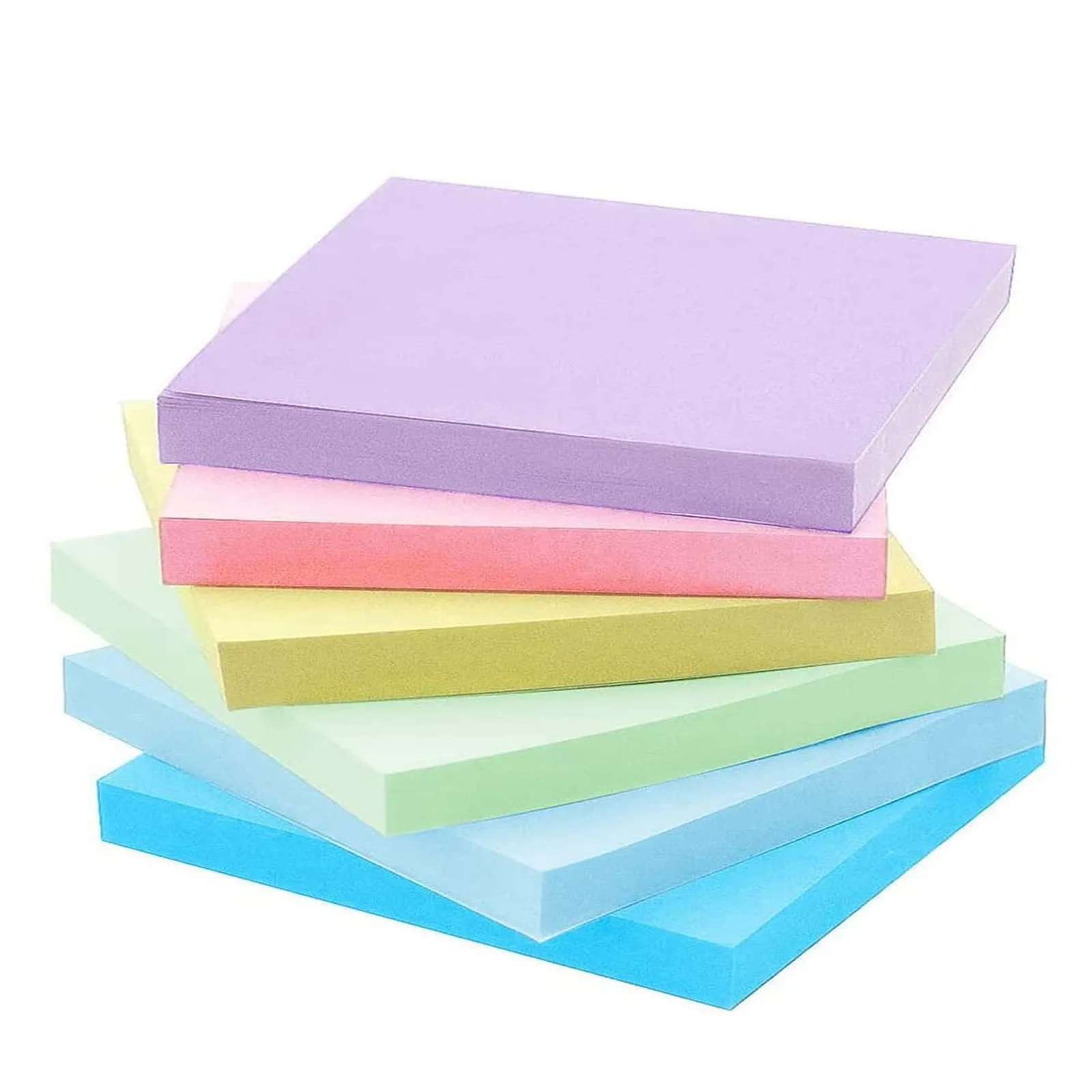 Custom Stationery 3x3'' Paper Sticky Notes Colorful Sticky Note Pad ...