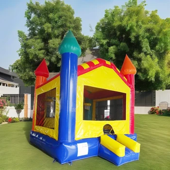 Commercial PVC Inflatable Jumping Castle Unisex Park Accessory with Free Logo Printing for Sale Amusement Park Includes Blower