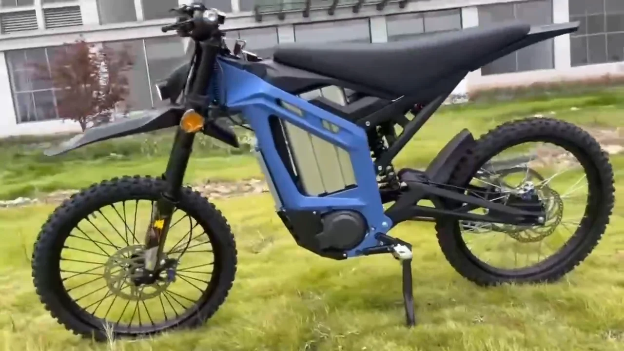 High Performance 72v 6000w Off Road Electric Bike Long Range 40ah Dirt Bike Electric Motorcycle