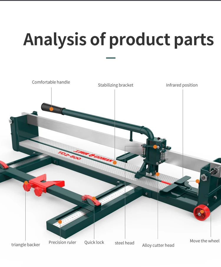 Wholesale 600/800/1000mm Tiles Cutter Tool Economic Professional Tile Cutter Ceramic Tile