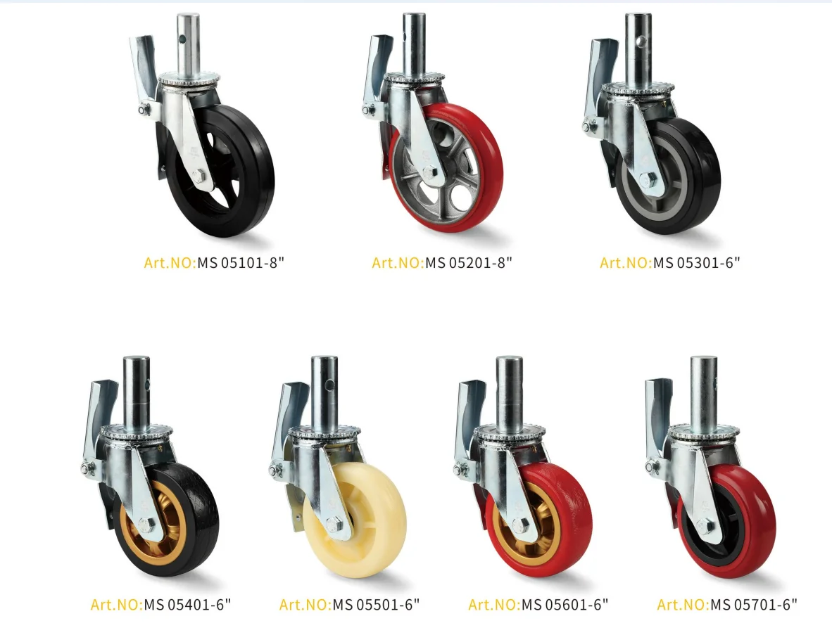 Heavy Duty Rubber Scaffold Caster Industry Caster - Buy Rubber Scaffold ...