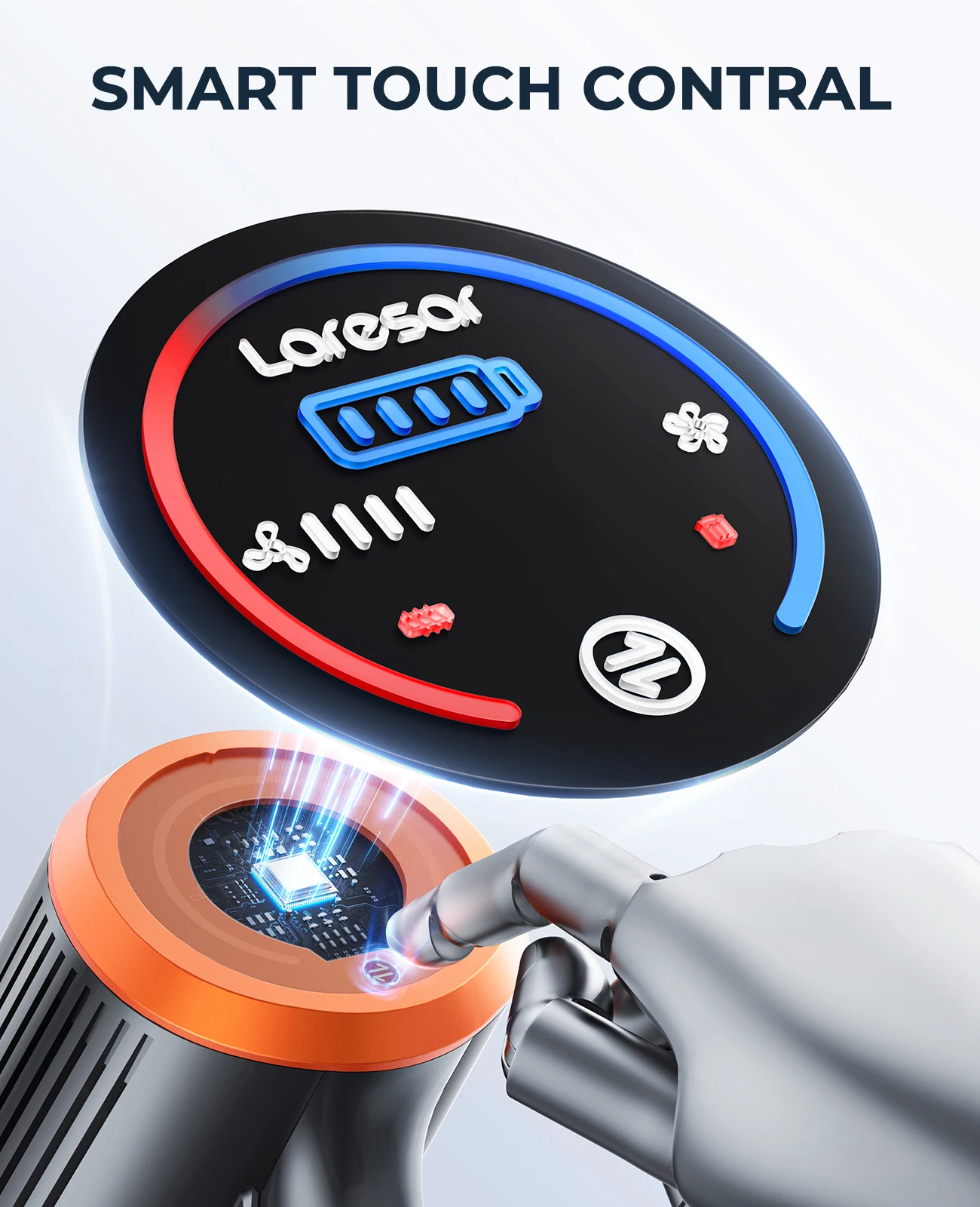 Elite8 Laresar Cordless Vacuum Cleaner Rechargeable Home Wireless Stick Vacuum Cleaner